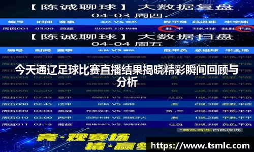 今天通辽足球比赛直播结果揭晓精彩瞬间回顾与分析